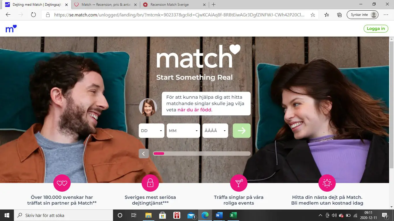 Seriösa singlar som söker en relation för livet